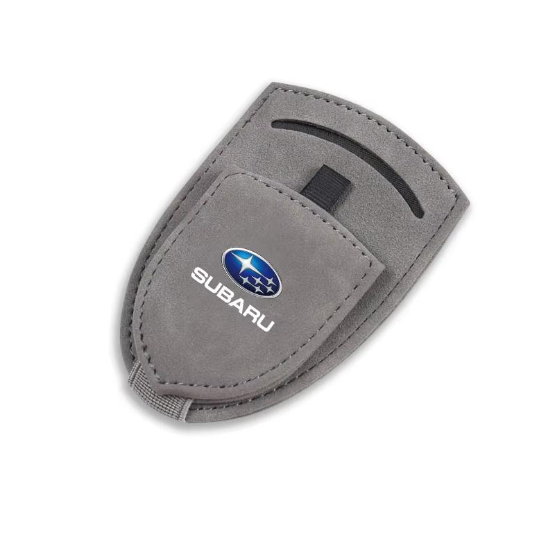Car Sun Visor Glasses Sunglasses Holder Card Ticket Storage Clip For Subaru Impreza STI Legacy WRX BRZ Forester XV Outback Y3