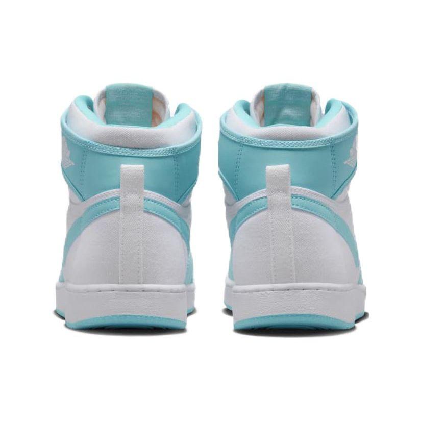Air Jordan 1 KO High Bleached Aqua Unisex Sneakers Teal White DO5047-411