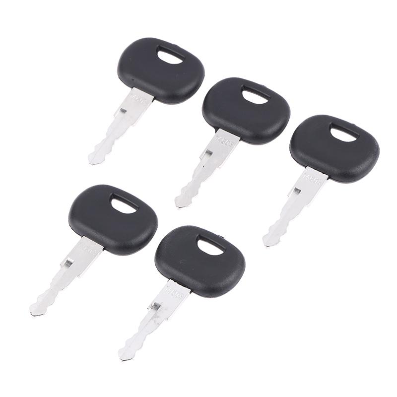 Ignition Switch Lock Keys 5PCS 14603 Replacement for Backhoe Agricultural Heavy Plant Machinery Equipment