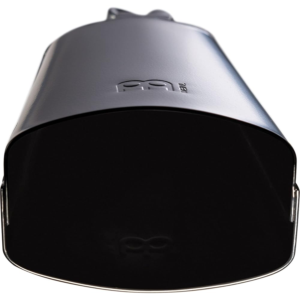 MEINL Percussion SL675-BK Cowbell, Black Powder Coated Steel, 6 3/4" (Official Japanese Product)