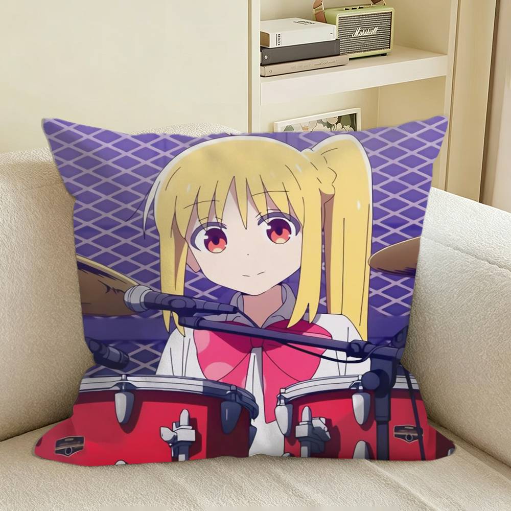 The Drummer Blonde hair NNijika Square Sofa Pillow Cover Solid Color Living Room Home Decor Cushion Case