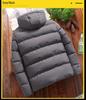 Herren Kapuzenjacke aus Baumwolle - Kurz, Dick, Warm & Trendige Herbst/Winter Oberbekleidung