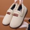 Cotton Shoes Women's Warm Snow Boots New Velvet Thickened Cotton Boots Light Mouth Cold-proof Short Boots Solid Color Flat Heel Women's Shoes