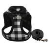 Pet Strap Leather Nylon Cat Strap Adjustable Set Breathable Bow Bell Cat Vest Kitty Dog Outdoor Cat Accessories