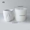 Candles Holder Resin Mold,Cement Gypsum Flower Pot Silicone Molds Epoxy Resin Casting Molds for DIY Jewelry Storage Box