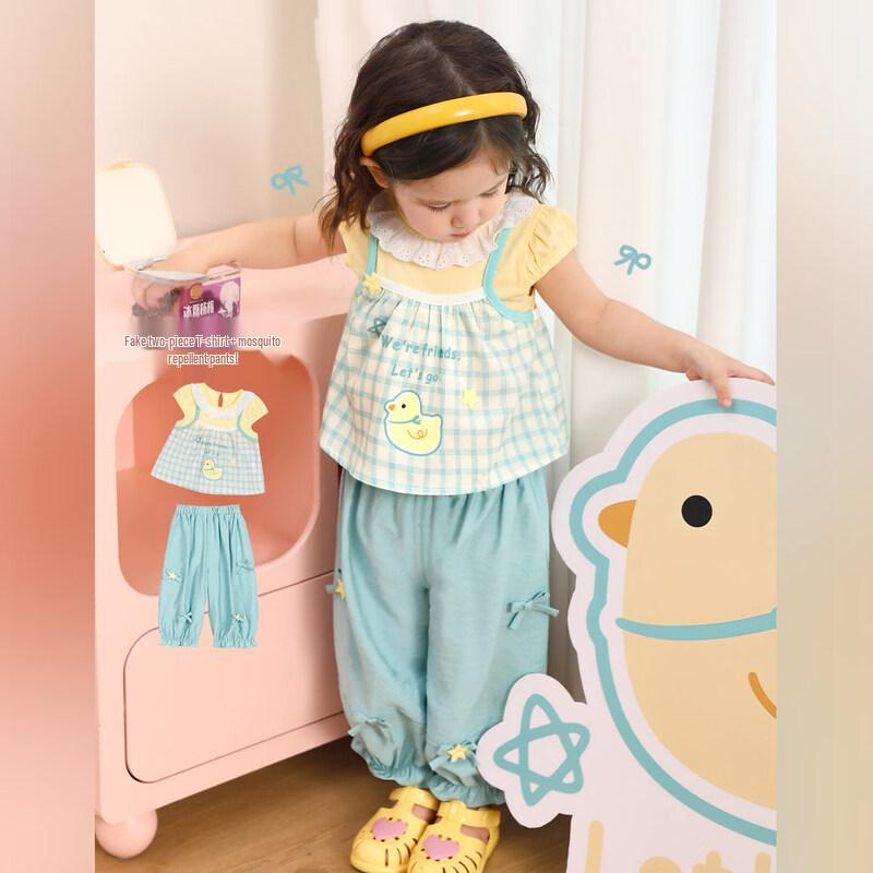 LUSON Baby Girl Summer Fashion Set 80