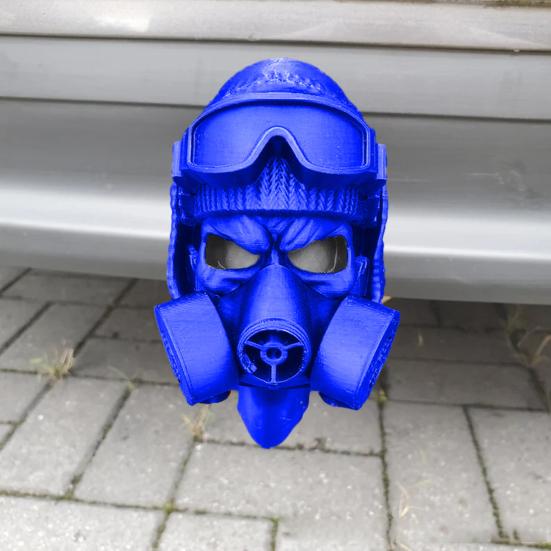 Trailer Ball Cover with Steel Helmet And Gas Shield Mask-shaped Trailer Cover Funny Trailer Hitch Covers Towing Truck RV Accessories
