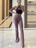 European Women's High Waist Flare Yoga Pants - Fitness & Casual Wear