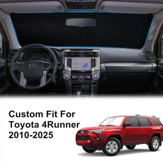 Custom Fit 2010-2024 2025 Toyota 4Runner Car Front Windshield Sun Shade Shield