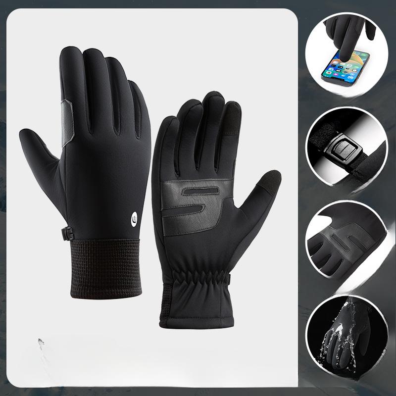 

Утепленные водонепроницаемые перчатки Мужские Теплые с сенсорным экраном для езды на велосипеде, для активного отдыха, для спорта, для катания на лыжах, противоскользящие, мотоциклетные для женщин XL