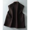 Women S Workwear Style Wool Vest With Big Pockets