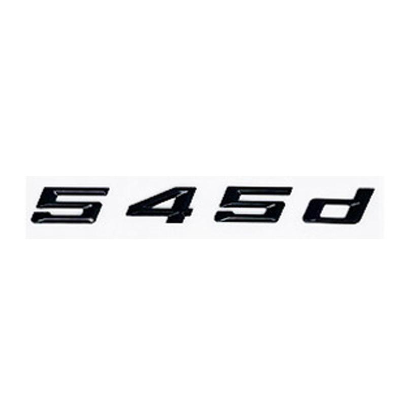 Car Rear Trunk Words Letters Logo Badge Emblem Decals Sticker For BMW 5 Series 520d 525d 528d 530d 535d 540d 550 F10 F11 G30 G31