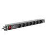 Lanberg PDU-07F-0200-BK Power Strip (2m)
