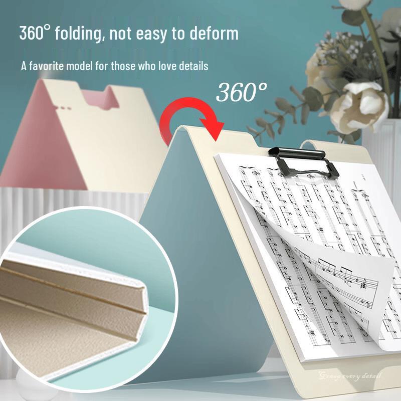 Deli PE113 Macaron Color Horizontal Folding Clipboards