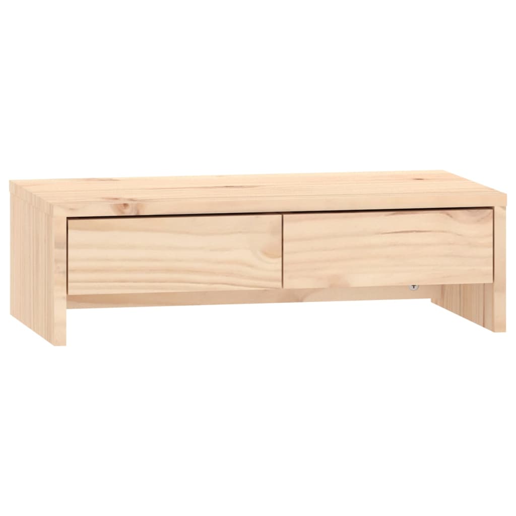 Monitor Stand 50 X 27 X 15 Cm Solid Pine Wood