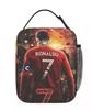 Basketball Cartoon Pattern Student Meal Bag Outdoor Camping Crisper Fruit Storage Bag Portable Meal Bag