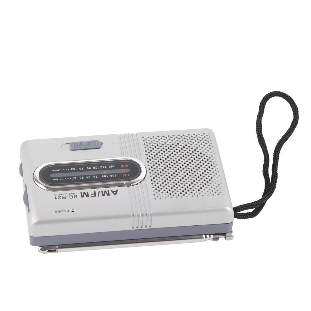 Universal Portable AMFM Mini Radio Stereo Speakers Receiver Music Player
