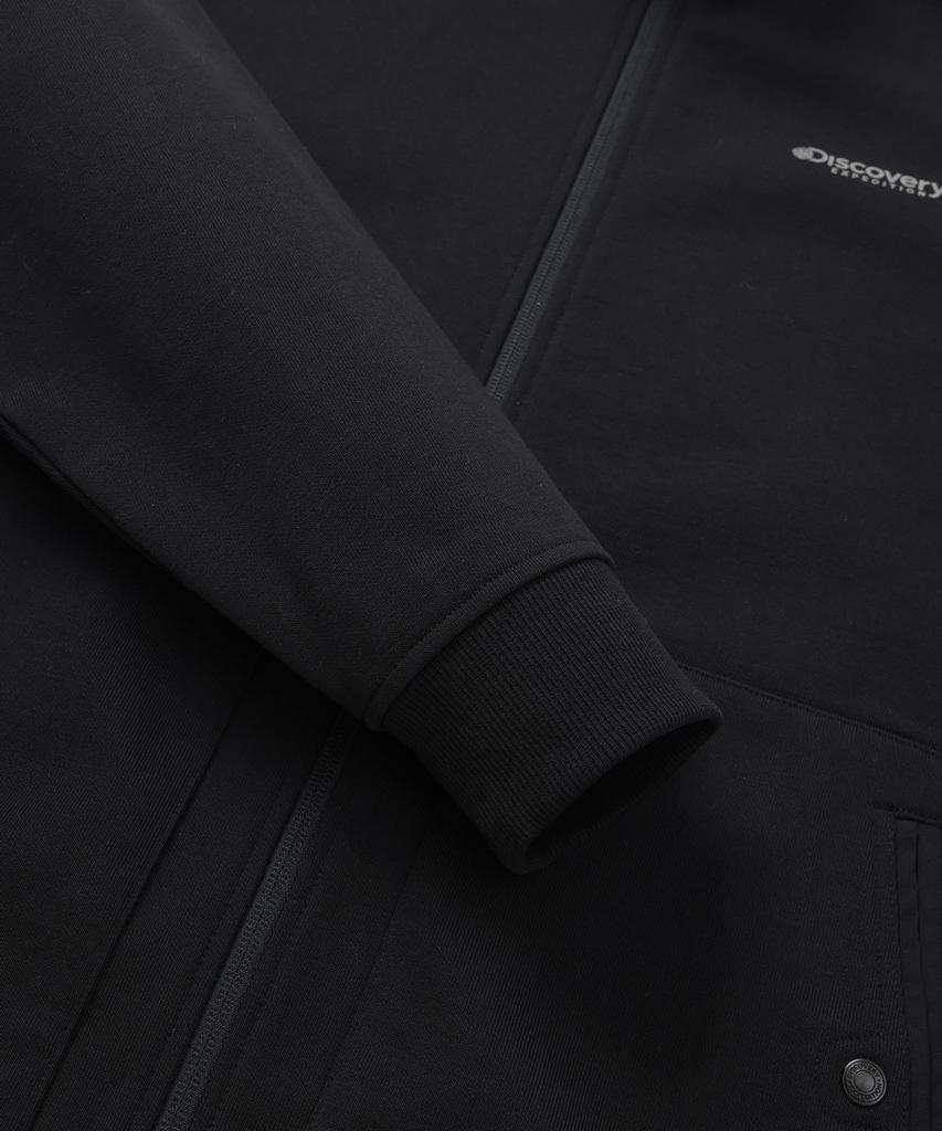 Discovery Expedition Men'S Essential Knit Training High-Neck Jacket (Black)
