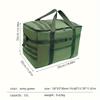 Borsa Portaoggetti Multifunzionale da Esterno 53/81L, Grande Capacità Viaggio e Campeggio Picnic Tenda Sacco a Pelo, Borsa Portatile Impermeabile