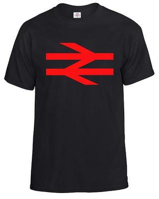 British Rail TShirt Logo Symbol Men#039;s Retro We#039;re Getting There Gift Tee Top Unisex T-Shirt