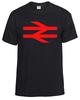British Rail TShirt Logo Symbol Men#039;s Retro We#039;re Getting There Gift Tee Top Unisex T-Shirt