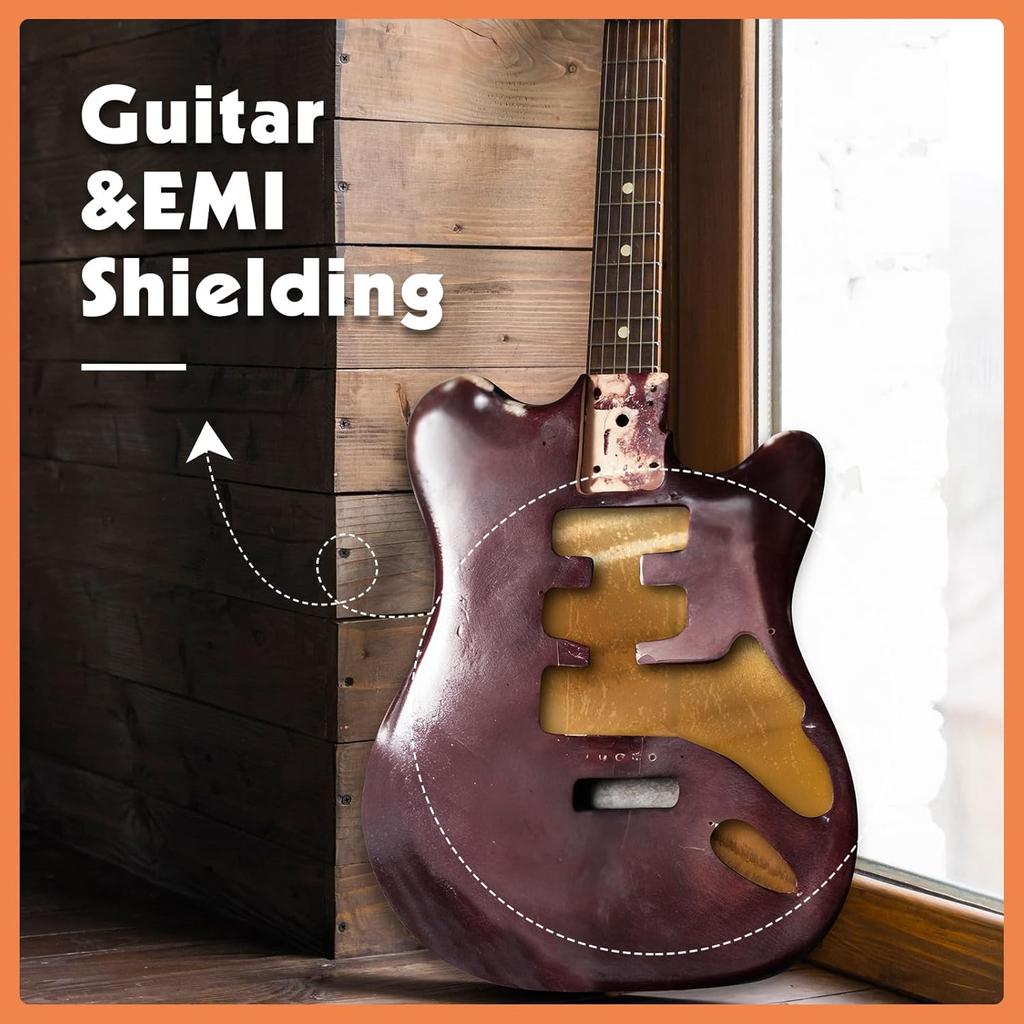 Copper Tape Double-Sided Conductive Copper foil tape for Stained Glass Conductive Tape for Guitar EMI Shielding Crafts