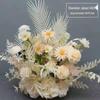 Large Eucalyptus Silk Flower Row for Wedding Table Decoration