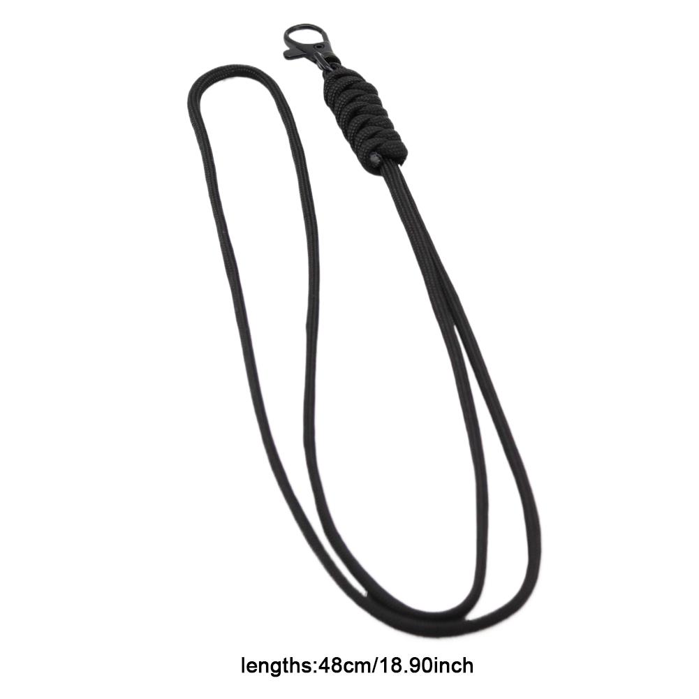 

Adjustable Rope Paracord Keychain with Metal Buckle Outdoor Camping Lamp Rope Mobile Phone Hanging Lanyard for Camera Keys