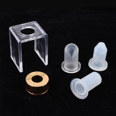 1 set Siliconen Lippenstiftmal Aluminium Ringmalhouder DIY Knutselgereedschap Eenvoudige Hoge Kwaliteit Schoonheid Lippenstift Kits