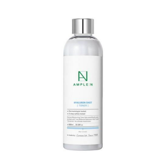 AMPLE:N Hyaluron Shot Toner Deep Hydration Moisture Boost Skin Prep Toner 600ml
