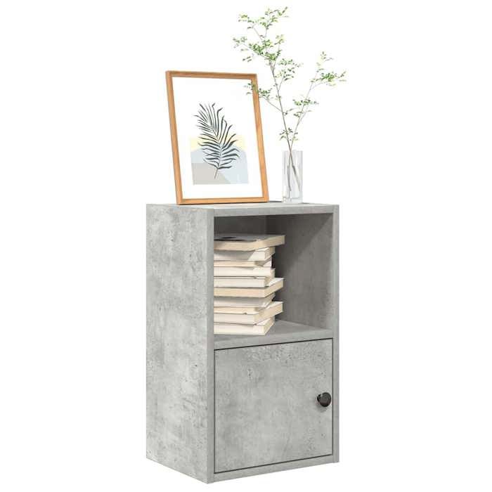 VidaXL Bookcase Concrete Grey 31x24x52 Cm Engineered Wood, Bookshelf, Storage Rack, Book Holder, 860322