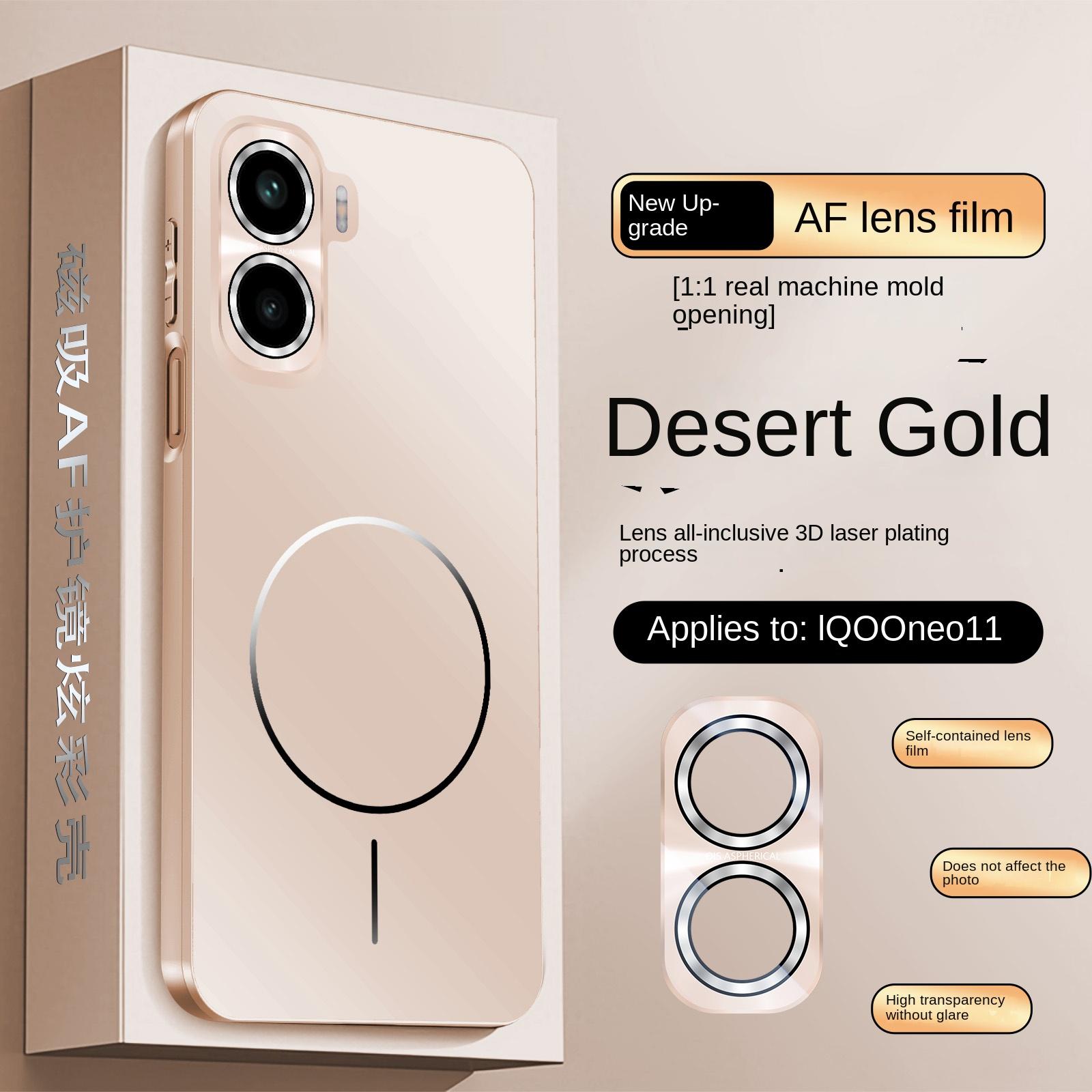 

Для VIVO IOO Neo 11 Цветной магнитный чехол для телефона с защитой всей линзы, устойчивый к царапинам, ударопрочный For IQOO NEO 11