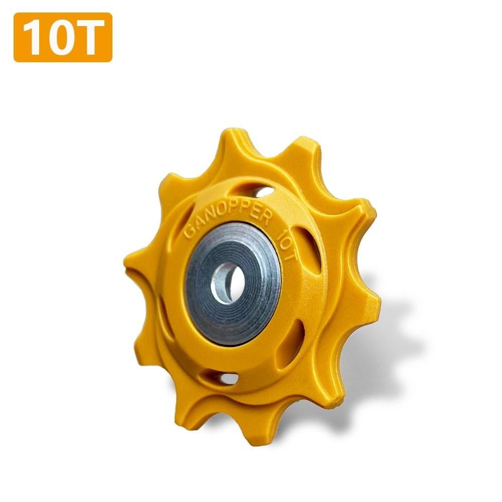 Sealed Bearing Guide Pulley Wheel 10T 11T 12T 13T 14T 15T 16T 17T 18T Jockey Wheel  MTB Bike gold-10t
