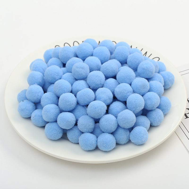 In Stock: High Elasticity Fluffy Polyester Hairball for DIY Handmade Clothing Accessories