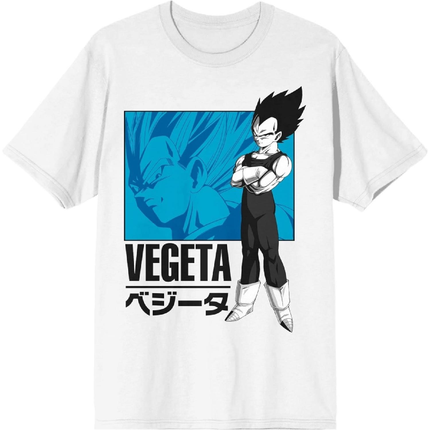 Bioworld Dragon Ball Z DBZ Characters Kanji Mens Grey T-Shirt (Small, s) S