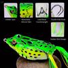 2 szt. 5g 9g 13g 17.5g Przynęta żaba Miękka przynęta typu tube Plastikowa przynęta wędkarska z haczykami wędkarskimi Topwater Ray Frog Sztuczne oczy 3D