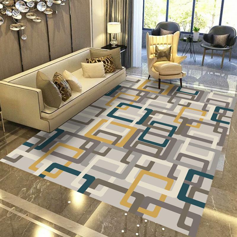 Cheap Jacquard Carpet Area Rugs for Living Room Bedroom European Coffee