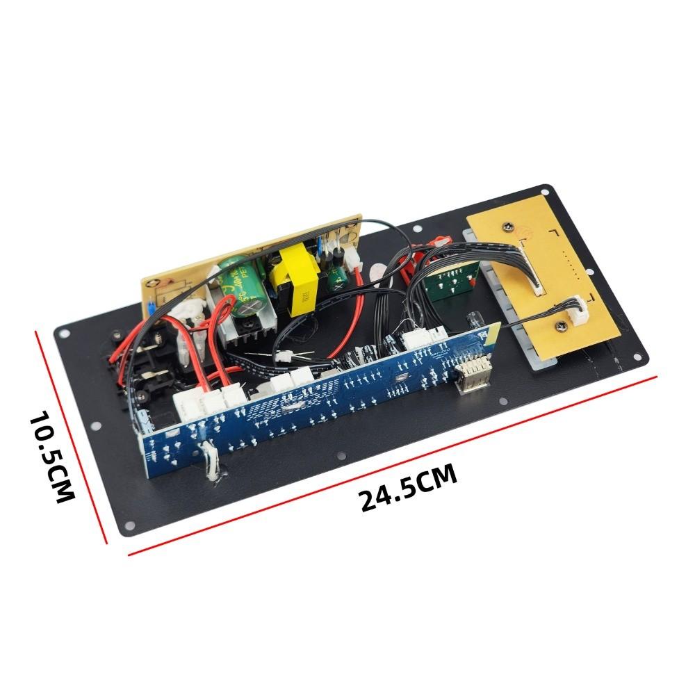 12V 80W Amplifier Board Square Dance Speaker Amplifier Support Bluetooth AUX TF-Card U-Disk Recording 6-12Inch Speaker