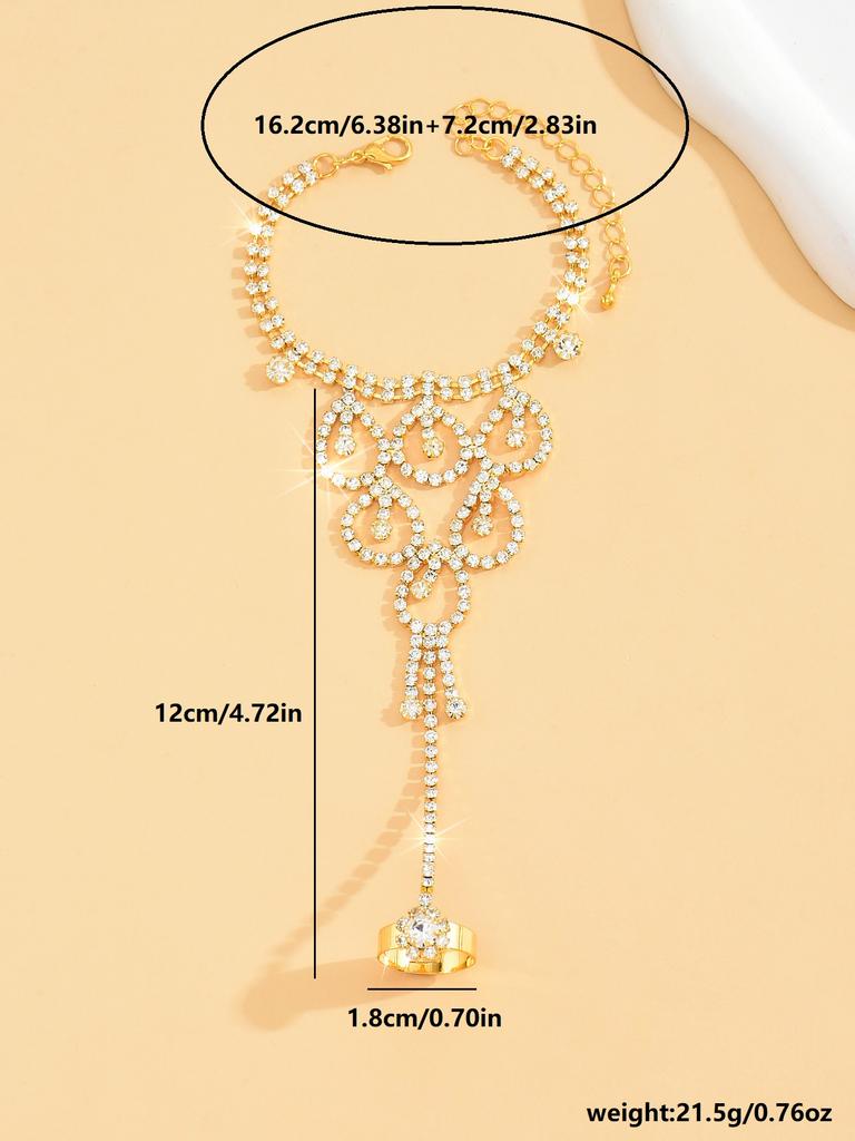 1PC Women's Claw Chain Series Fashionable Design Sense Finger Chain Dating Travel Banquet Party Festival Dress Up Gift