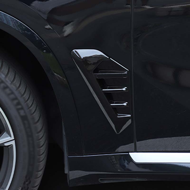 Car Side Fender Cover Shark Gills Side Decoration Fender Air Vent Trim Cover For BMW X5 G05 F95 X5M 2025 2025