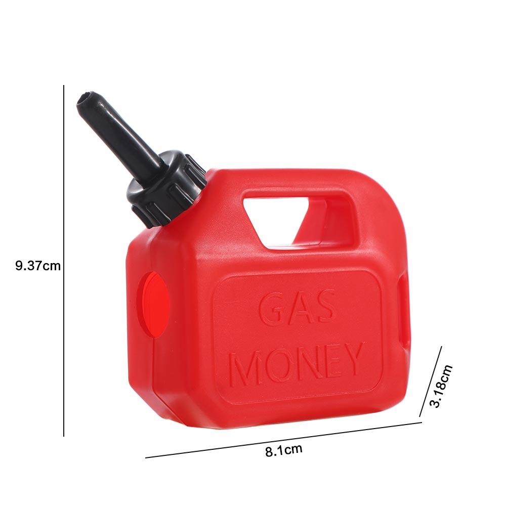 Decorazione Albero di Natale Lattina di Gas Ornamento Mimi Serbatoio Rosso Risparmio Denaro Decorazione Plastica Appeso Lattina di Gas Fermasoldi Ornamento
