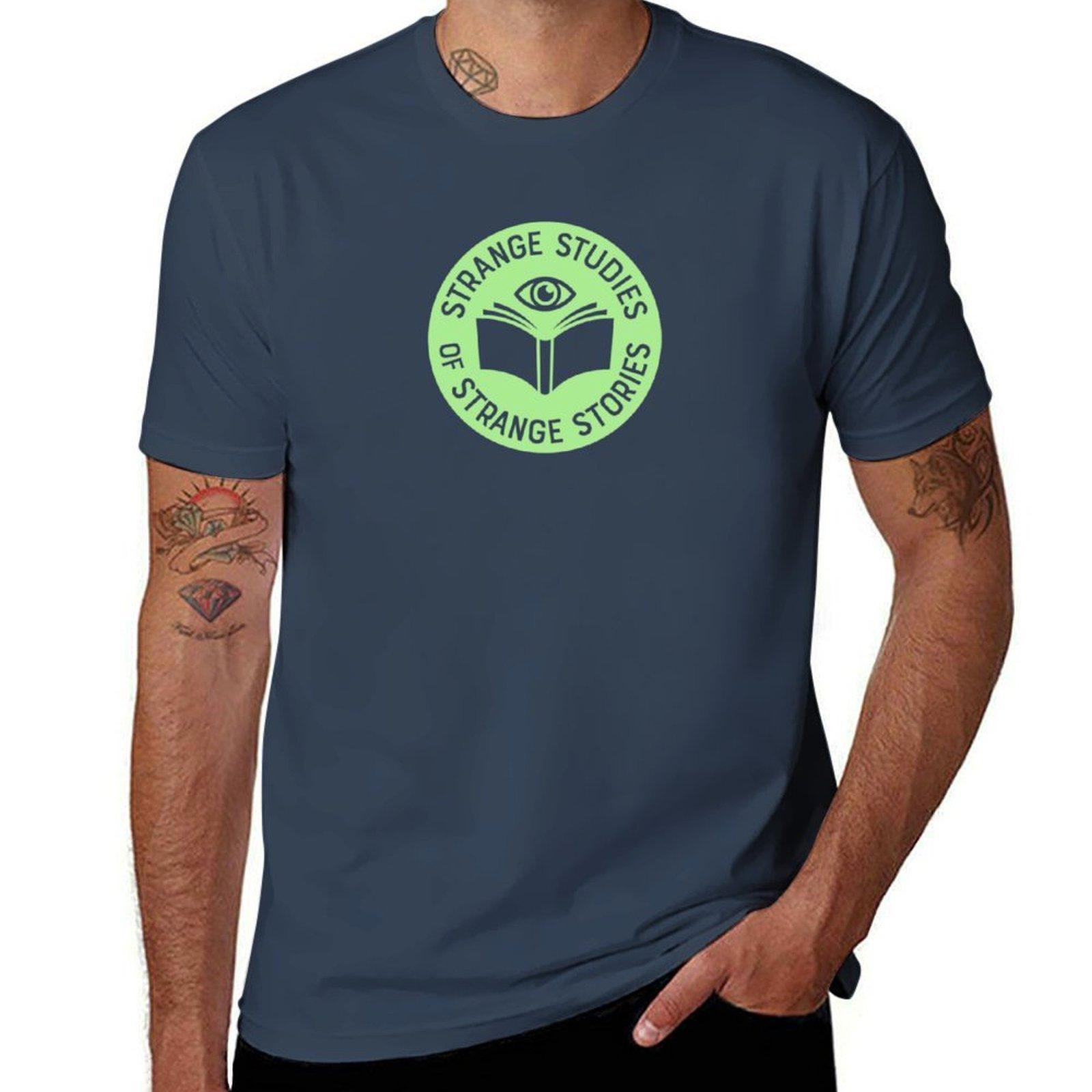 Strange Studies of Strange Stories Logo  Green TShirt Plus Size Quick Dry Sports Tee S