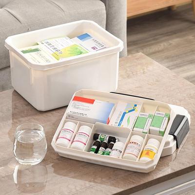 Scatola portapillole portatile in plastica utile a doppio strato per la salute