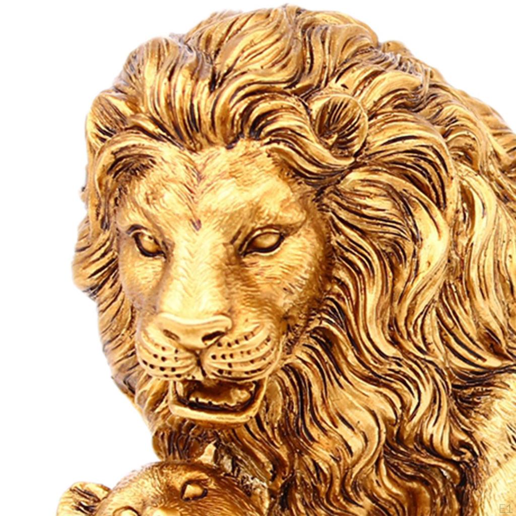 Lion Figurine for Home And Office Decoration