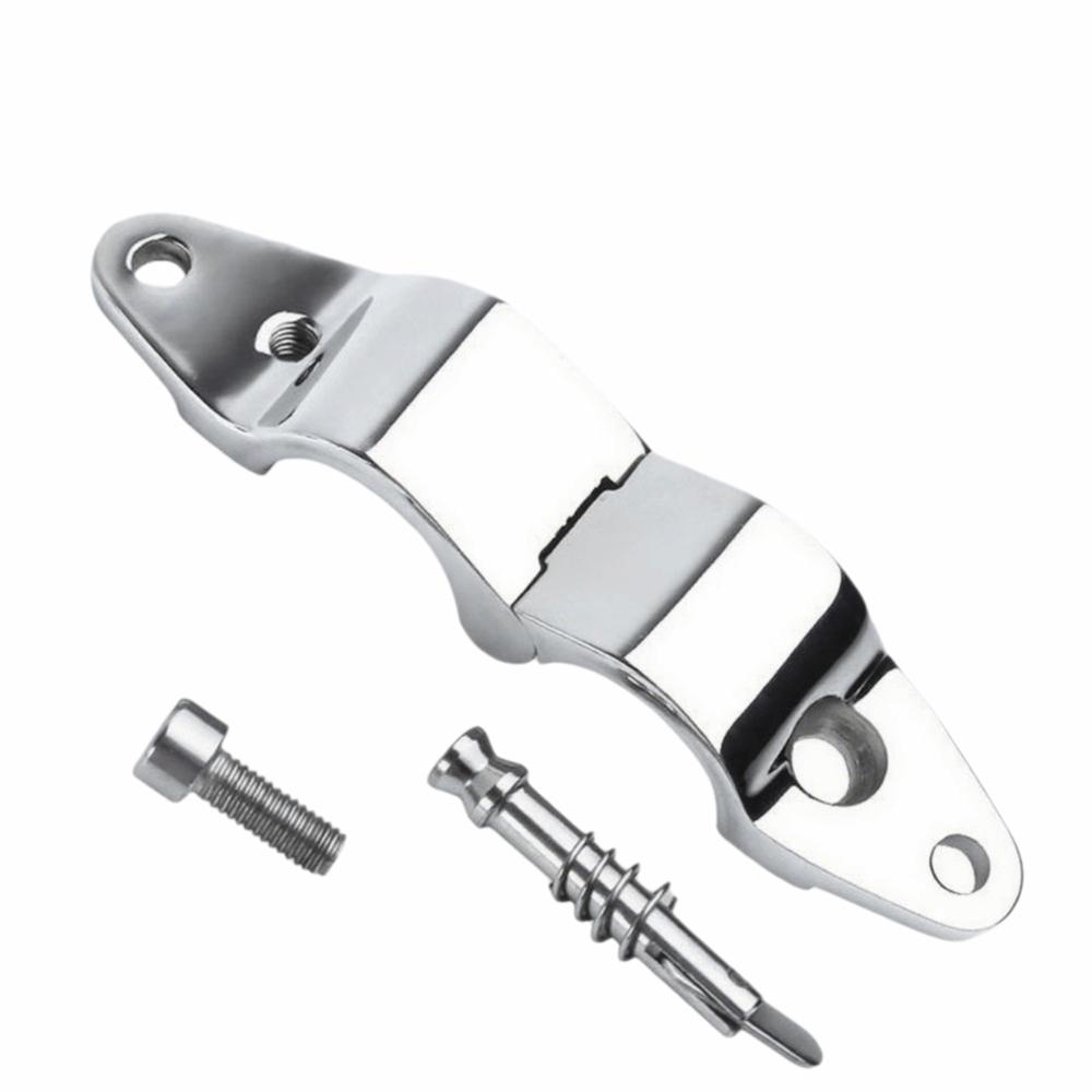 Pipe Clamp Boat Accessories Stainless Steel 316 Yacht Awning Accessories  Practical Support