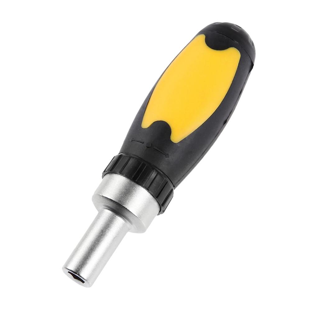 Klucz grzechotkowy 6,35 mm ze stali węglowej, dodatni i ujemny