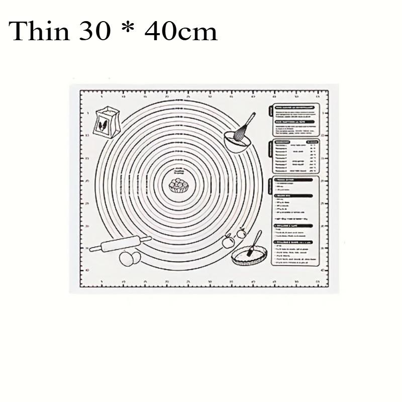 

Коврик для замешивания теста, материал для выпечки, коврик для замешивания теста со шкалой, используется для кухонной раскатки теста, теста для пиццы, антипригарная машина