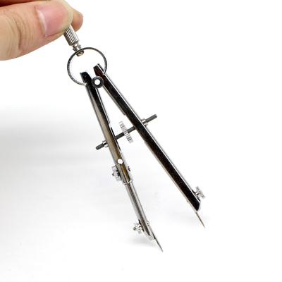 10-1 Pcs Multifunction Bow Divider Spring Compasses Engineering Compasses Drawing Tool Metal Geometry Compass Bow Divider