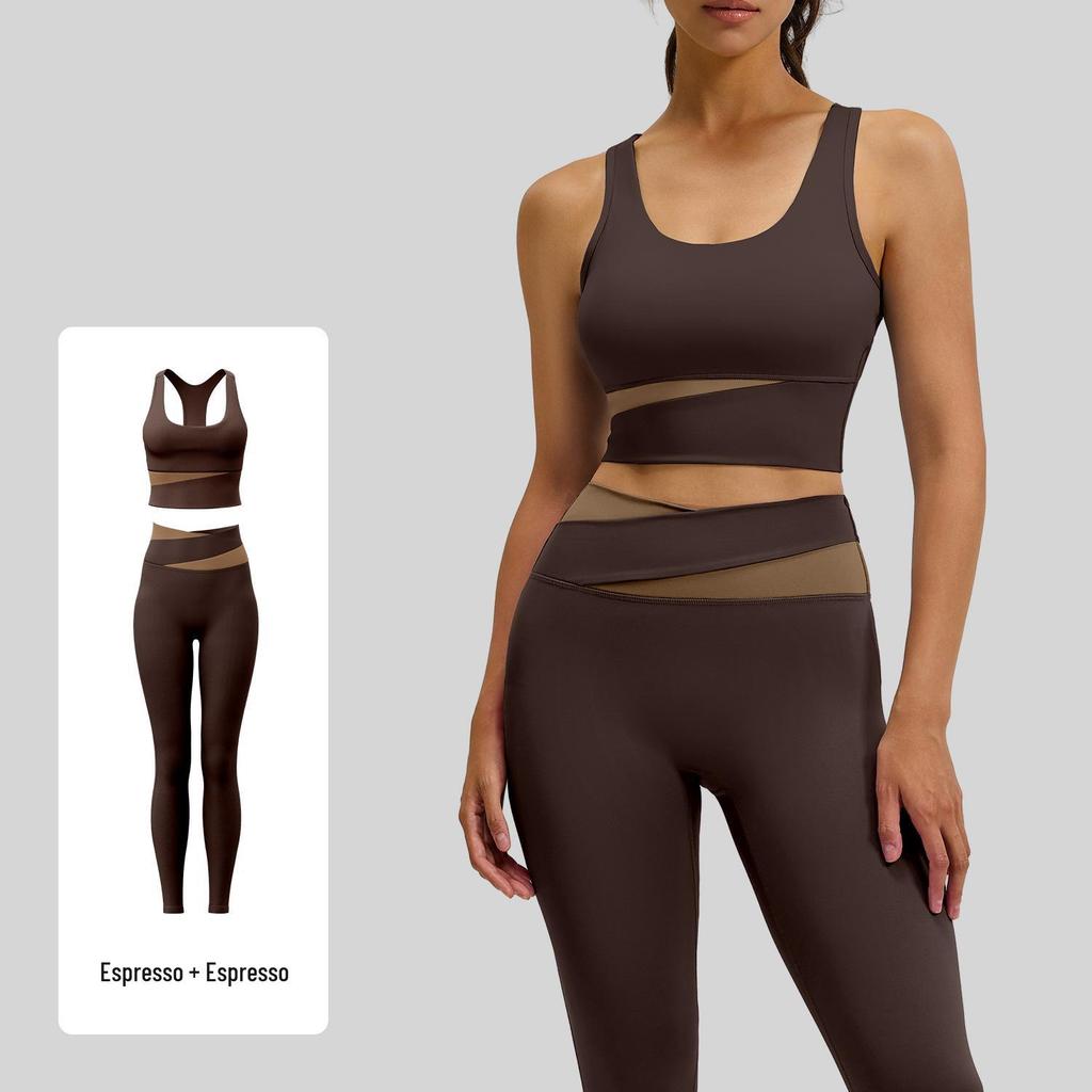 Juyitang Women's Colorful Shockproof Yoga and Fitness Suit