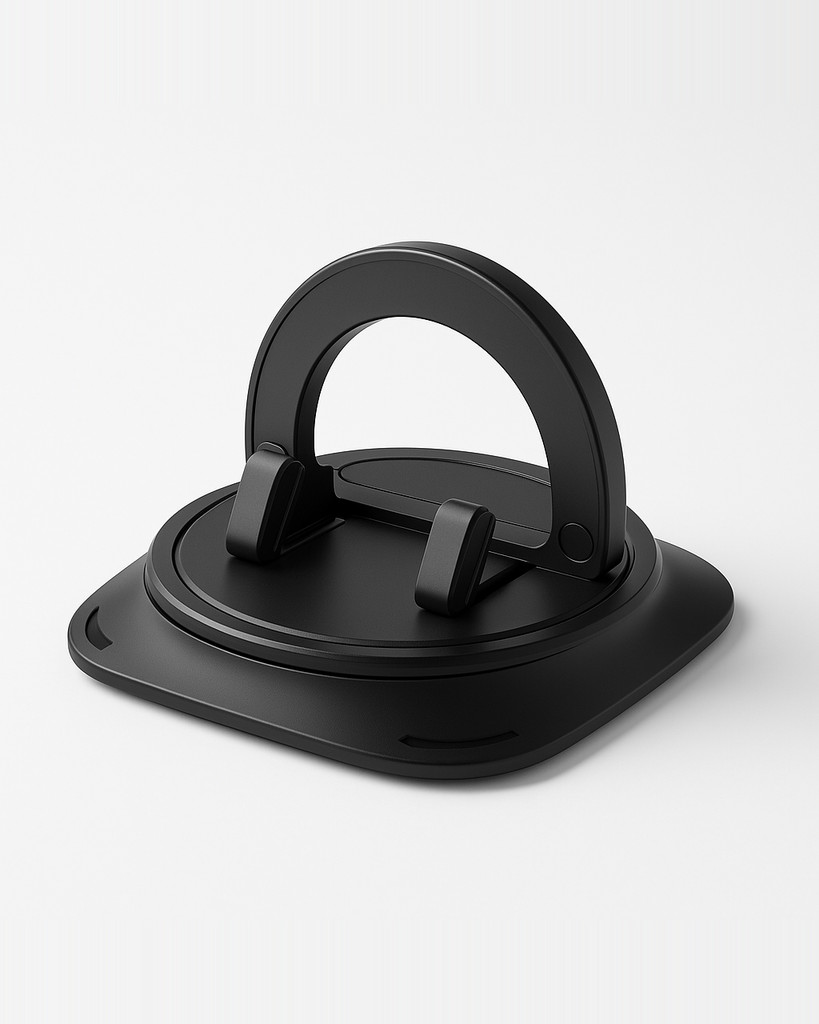 Držák na palubní desku Držák telefonu do auta Protiskluzová fixace Univerzální 360° otočný držák na mobil GPS navigace pro iPhone Samsung Xiaomi Huawei